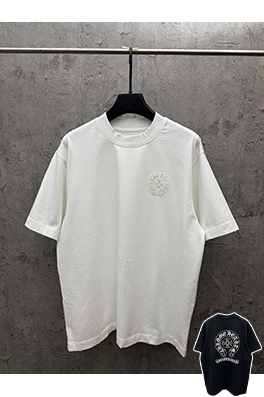 クロムハーツスーパーコピー クラシックな3D刺繍入りUV変色半袖Tシャツ