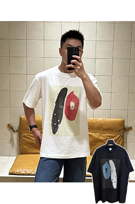 ボッテガヴェネタスーパーコピー プリント柄の半袖Tシャツ