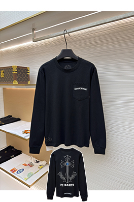 クロムハーツ ST. BARTH クロスプリントの長袖シャツ