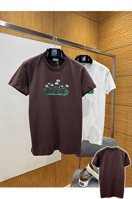 バーバリー BURBERRY ニューデイジーのロゴプリント入りコットン半袖Tシャツ