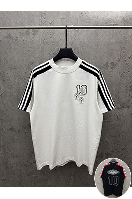 クロムハーツ アップリケクロスステッチスリーブ半袖Tシャツ