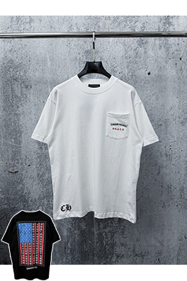 クロムハーツスーパーコピー 国旗柄クルーネックTシャツ