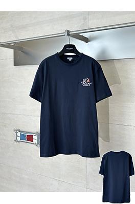ロエベ Louis Wain コラボレーションロゴ刺繍入りクルーネック半袖Tシャツ