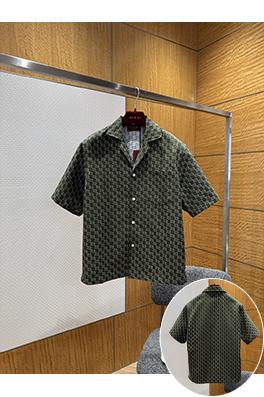 グッチ ダブルGジャカード半袖シャツ