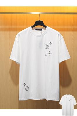 ルイヴィトンスーパーコピー Monogram Sashiko 刺繍入りオーガニックコットン半袖Tシャツ