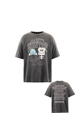 セントマイケル Saint Michael 天使と悪魔のロボットダブルドール半袖Tシャツ