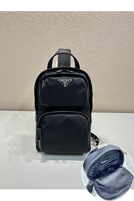 プラダコピー Re-Nylon 再生ナイロン製チェストバッグ