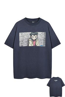 セントマイケルコピー pluto プルートコラボレーション レトロダメージ半袖Tシャツ