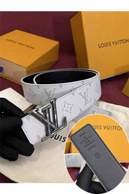 ルイヴィトン LV Initiales Monogram 新モデルファッションリバーシブル両面ベルト
