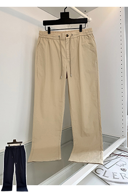 モンクレールスーパーコピー 春夏コレクション細身 ゴムウエストストレートレッグカジュアルパンツ