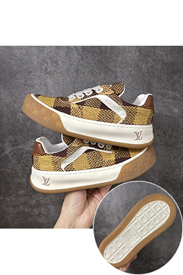 ルイヴィトンスーパーコピー Tilted Low Sneakers ローカットモノグラム デニムスポーツシューズ 
