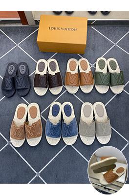 ルイヴィトンコピー 最新のクラシックなLVエンボススリッパ