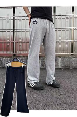 クロムハーツスーパーコピー クロス刺繍入りストレートレッグカジュアルパンツ