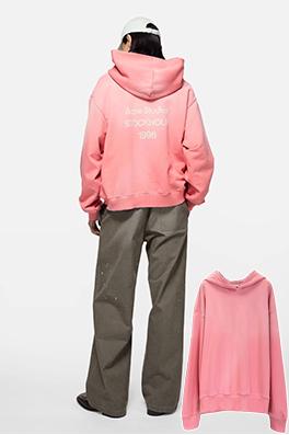 アクネストゥディオズ Acne Studios ロゴプリント入りフード付きスウェットシャツ