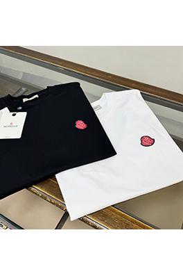モンクレール 新作サマーファッション ラウンドネック半袖Tシャツ