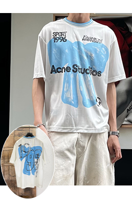 アクネストゥディオズ Acne Studios 限定 1996 プリントジャージー半袖Tシャツ