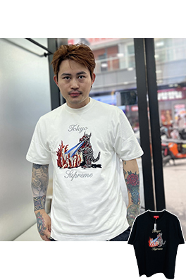 シュプリーム偽物 SUPREME 東京刺繍モンスター半袖Tシャツ