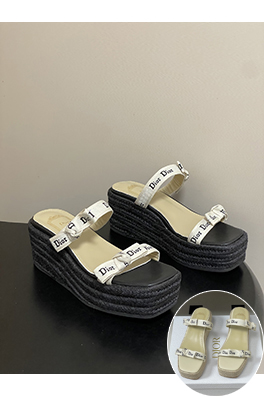 ディオール Dior J'Adior レディースストラップ付きウェッジサンダル