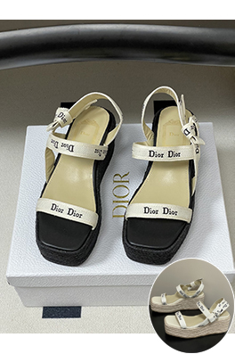ディオールウェッジサンダルスーパーコピー Dior J’Adior レディースストラップ付きウェッジサンダル