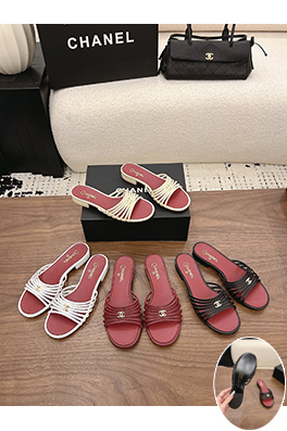 シャネル Spot Sale レディースストラップ付きローヒールサンダル