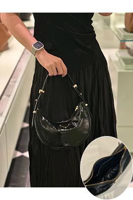 プラダ Moon レディースペイントワックスレザーハンドバッグ