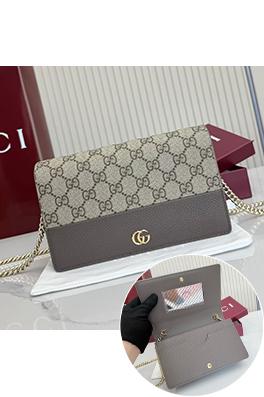 グッチ GG Marmont レディースシリーズチェーンウォレット