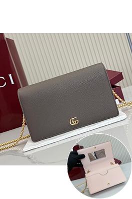 グッチコピー GG Marmont レディースクラシックシリーズチェーンウォレット