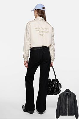 アクネストゥディオズ Acne Studios 1996 ロゴ入りテックファブリックジャケット