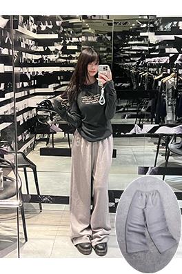 アクネストゥディオズ Acne Studios ストックホルムレタードローストリングストレートレッグパンツ