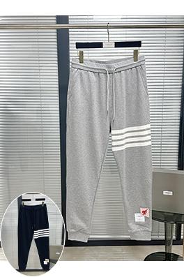 トムブラウン 七夕限定糸染め四本ストライプハート柄パンツ