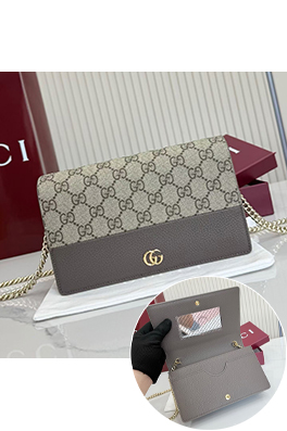 グッチ GG Marmont レディースシリーズチェーンウォレット