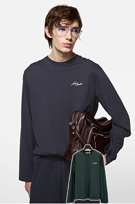 アクネストゥディオズ Acne Studios ロゴ刺繍入り長袖シャツ