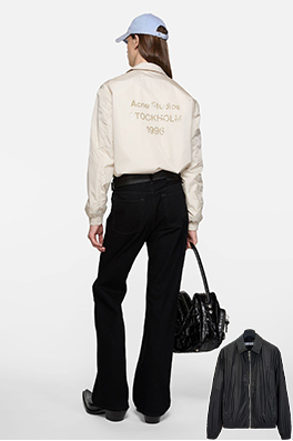 アクネストゥディオズ Acne Studios 1996 ロゴ入りテックファブリックジャケット
