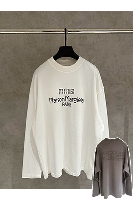 マルタンマルジェラ偽物 MM6 Maison Margiela 厚の長袖スウェットシャツ