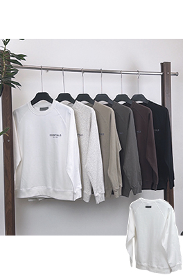 フィアオブゴッド ESSENTIALS FEAR OF GOD 秋 360g ヘビーウェイト ピュアコットン テリークロス クルーネック スウェットシャツ