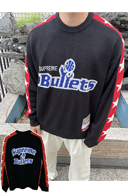 シュプリームクルーネックセータースーパーコピー Supreme バレットチーム レトロ スポーティ クルーネックセーター
