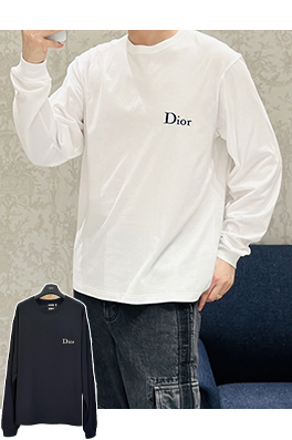 ディオールコピー Dior ロゴ刺繍入り長袖シャツ