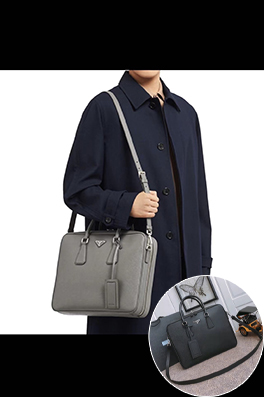 プラダ Saffiano 最新のメンズバッグ