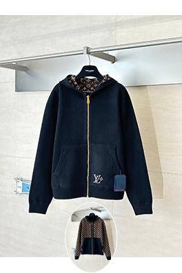 ルイヴィトンコピー 両面リバーシブルモノグラムジャカードウールカーディガン