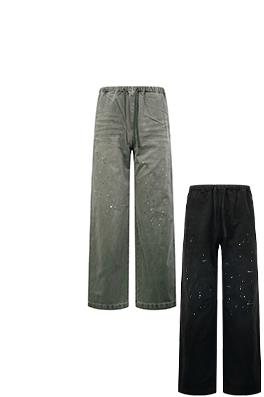 アクネストゥディオズコピー Acne Studios 刺繍ロゴ入りグラフィティパンツ
