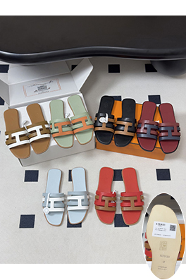 エルメス Amica レディースクラシックなHエレメントサンダル
