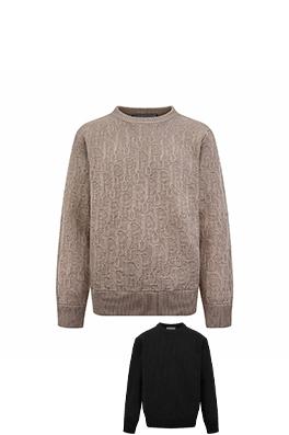 ディオールクルーネックセーターコピー Oblique 総柄ジャカード クルーネックセーター