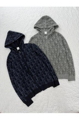 ディオールコピー Oblique トーンオントーンプリントのジップアップカーディガン