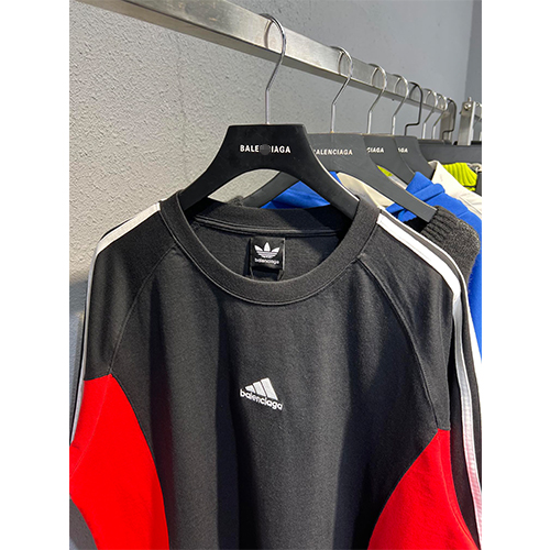 バレンシアガスーパーコピー  × アディダス コラボ半袖Tシャツ ファッション通販 高品質