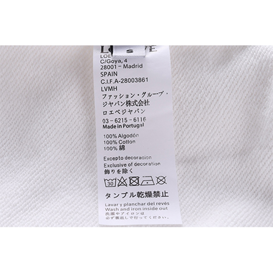 ロエベ コピースウェットTシャツ   男女兼用