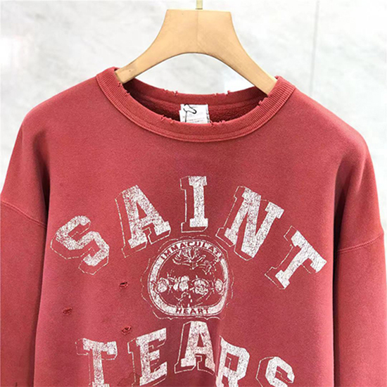 セント マイケル偽物 × TEARS コラボ  メンズ レディース長袖 Tシャツ高品質