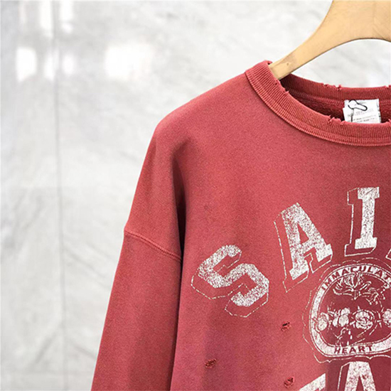セント マイケル偽物 × TEARS コラボ  メンズ レディース長袖 Tシャツ高品質