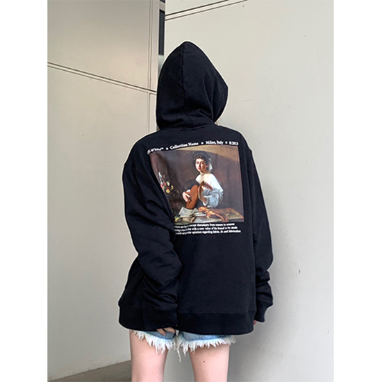 オフホワイト偽物 メンズレディース パーカー フード Tシャツ