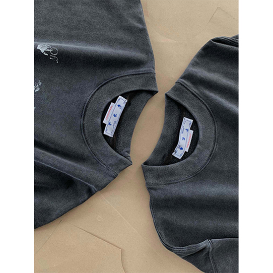 オフホワイト偽物 長袖  スウェットTシャツ