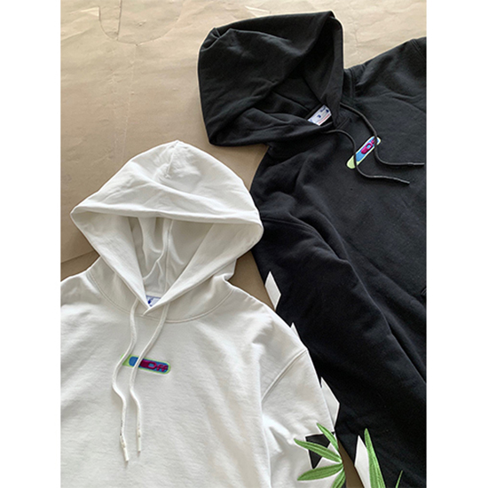オフホワイト 偽物メンズレディース パーカー フード Tシャツ
